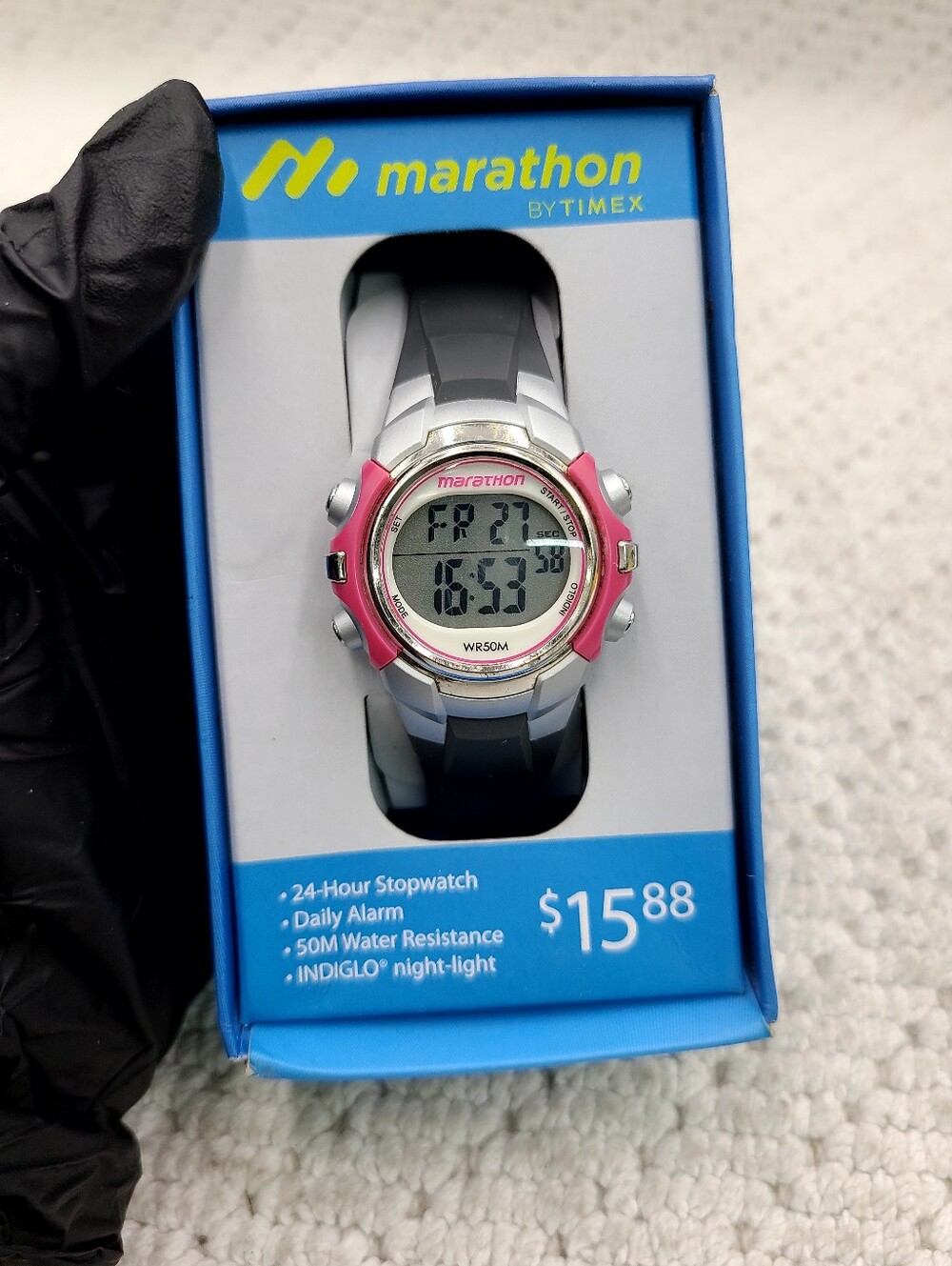 Timex Marathon Digital Watch - Pink and Black